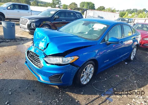 2019 Ford Fusion Hybrid Se из США, поврежденный, VIN 3FA6P0LU9KR104970